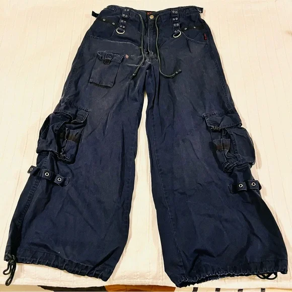 Tripp NYC Dark Blue Pants - Picture 2 of 14